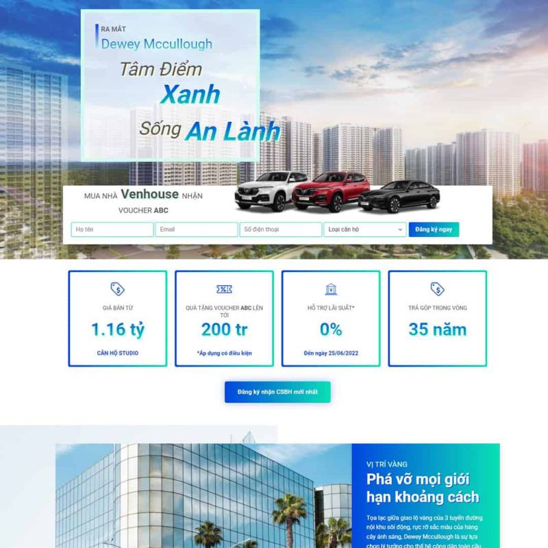  Theme WordPress Landing page bất động sản 10