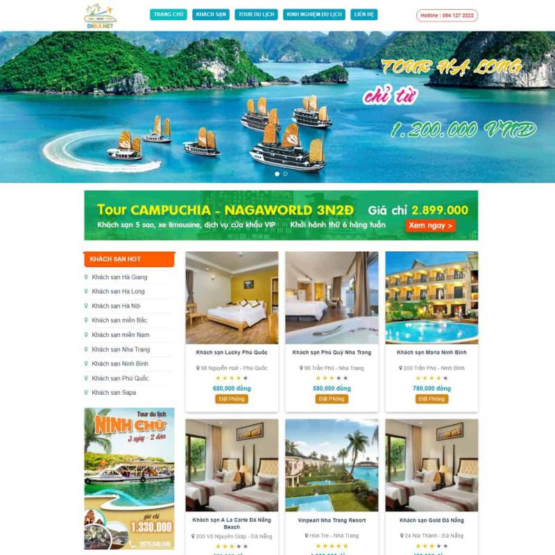  Theme WordPress du lịch 02