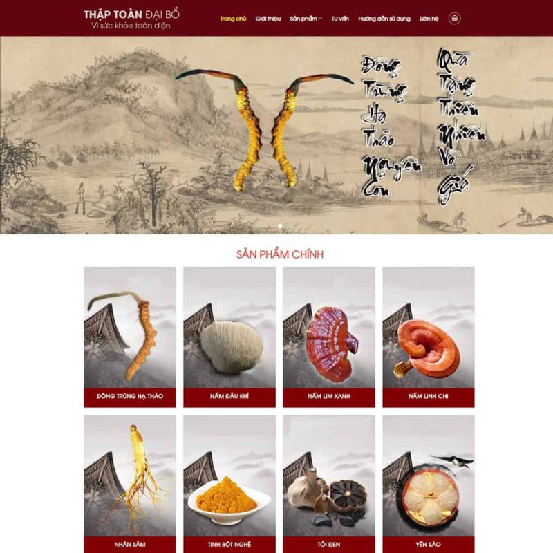  Theme WordPress thực phẩm chức năng 07