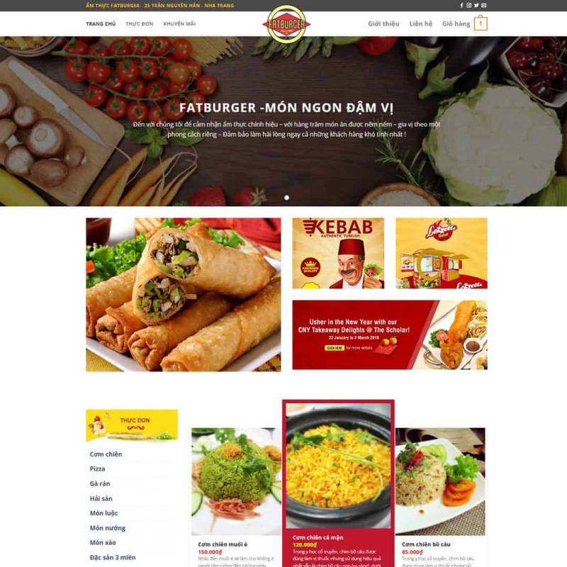  Theme WordPress nhà hàng