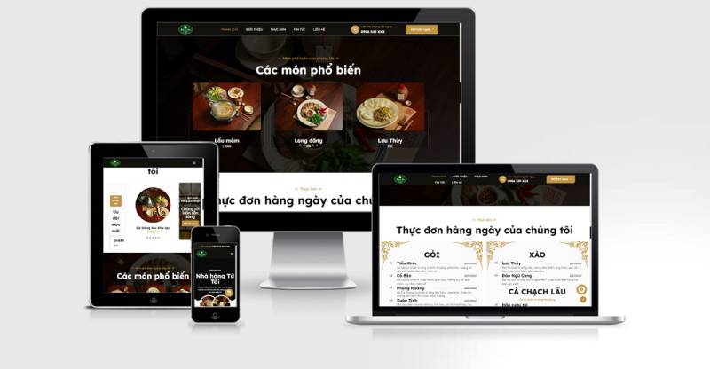  Theme WordPress nhà hàng cao cấp – Mẫu số 7