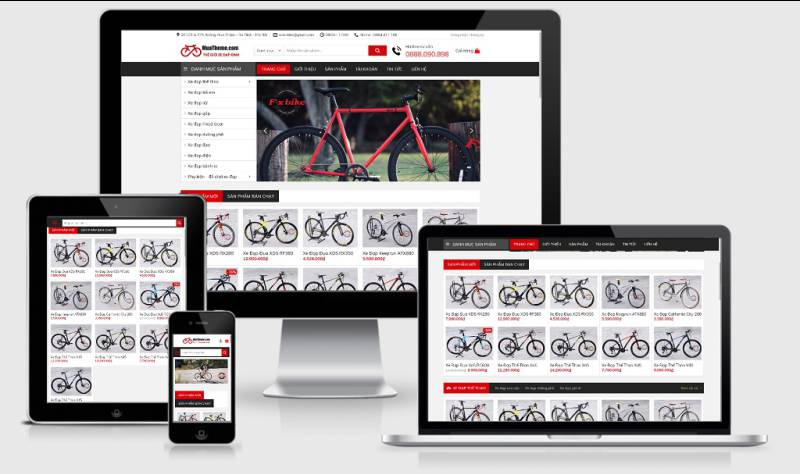  Theme WordPress bán xe đạp đẹp tuyệt vời