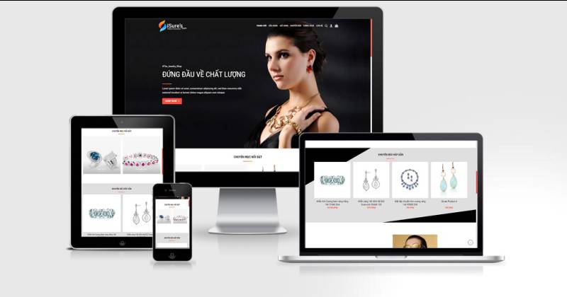  Theme WordPress trang sức, nữ trang mẫu số 4