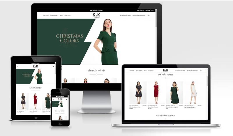  Theme WordPress thời trang mẫu số 7 – KK Fashion