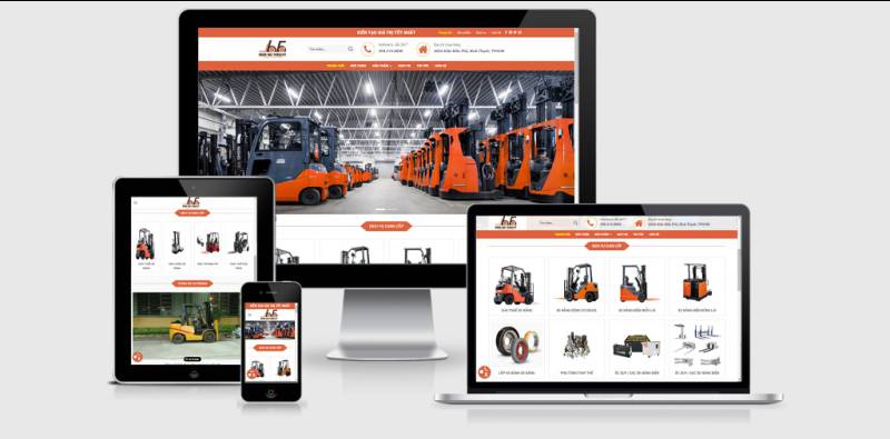  Theme WordPress bán xe nâng, cho thuê xe nâng
