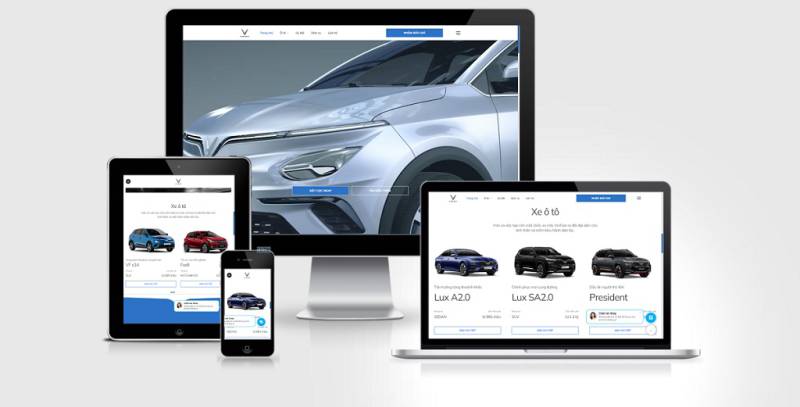  Theme wordpress giới thiệu ô tô Vinfast mẫu số 2