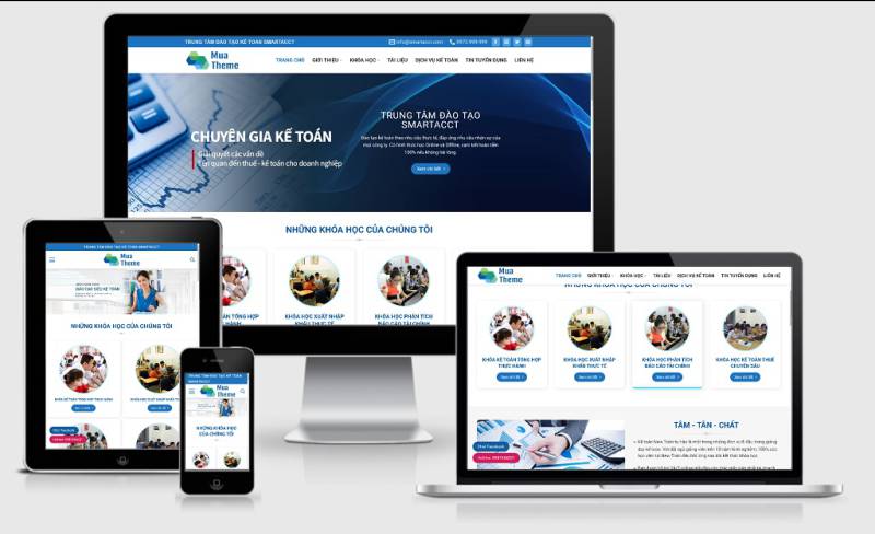  Theme WordPress trung tâm đào tạo kế toán GiaoDuc3