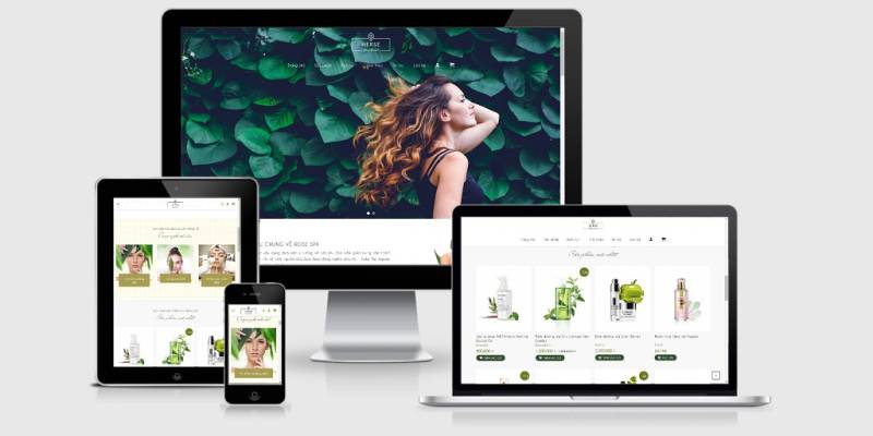  Theme WordPress spa đẹp mẫu số 2 – Rose Spa