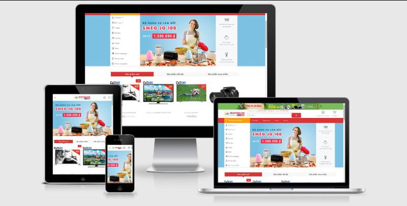  Theme WordPress thương mại điện tử DXT Store 2