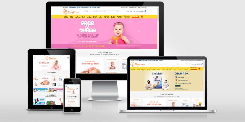  Theme WordPress cho shop mẹ và bé đã Việt Hóa