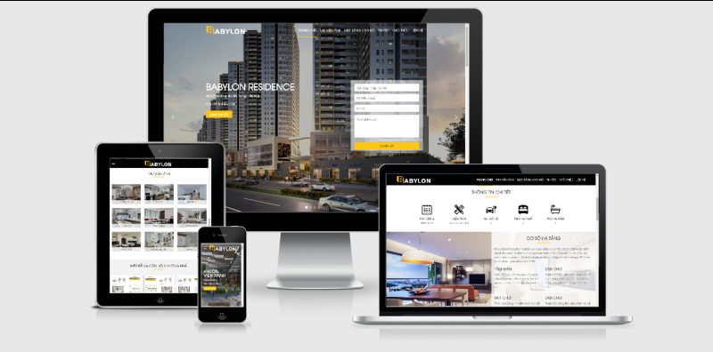  Theme WordPress bất động sản mẫu số 8 – Babylon Residence