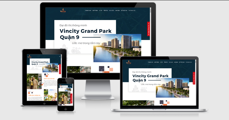  Theme WordPress landing page bất động sản – Dự án VinCity