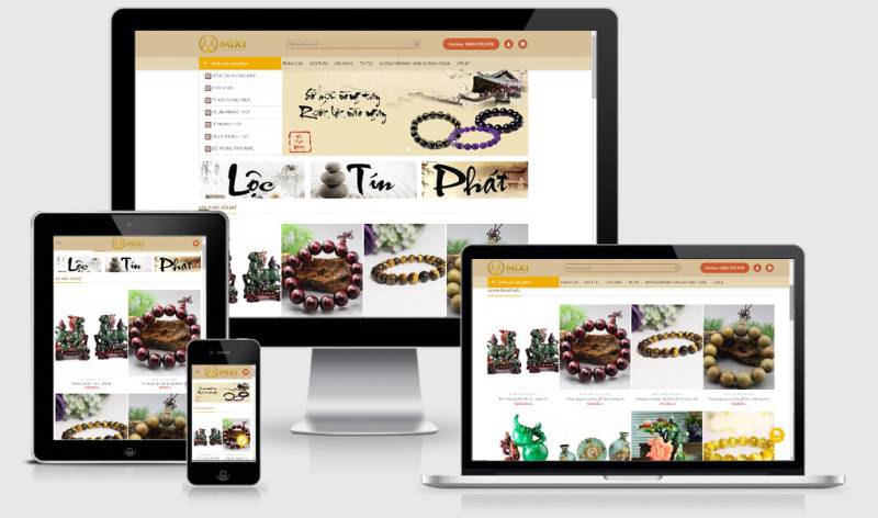  Theme WordPress shop phong thủy mẫu số 3