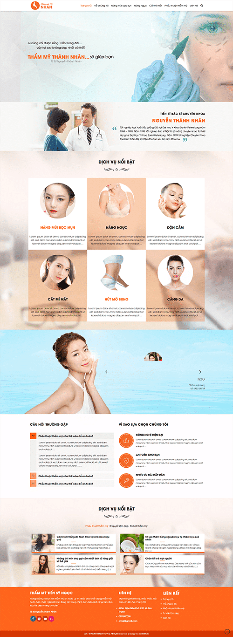  	Spa 4 – Mẫu website Spa chăm sóc sắc đẹp, dịch vụ thẩm mỹ