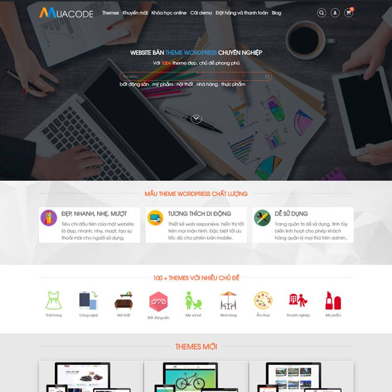  Theme wordpress dịch vụ mua bán code