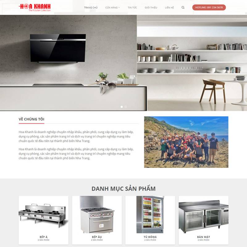  Theme wordpress bán thiết bị bếp