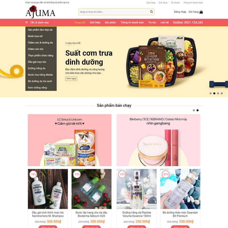  Theme wordpress mỹ phẩm 5