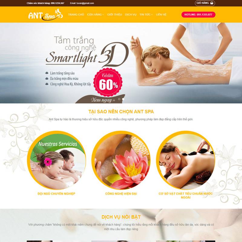  Theme wordpress Spa 02