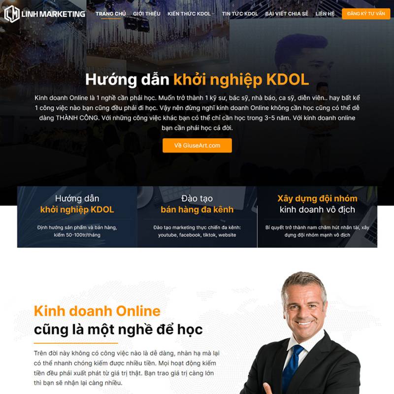  Theme wordpress landing page giới thiệu cá nhân