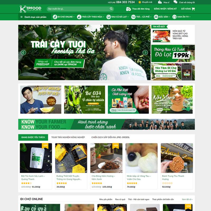  Theme wordpress thực phẩm 05