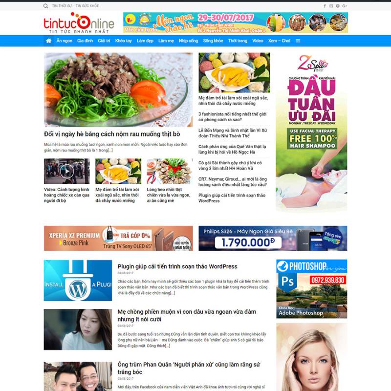  Theme wordpress tin tức 01