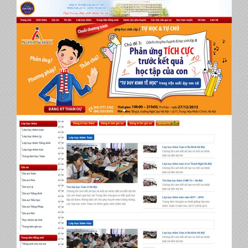  Theme wordpress trung tâm gia sư