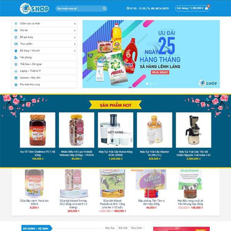  Theme wordpress shop đa năng