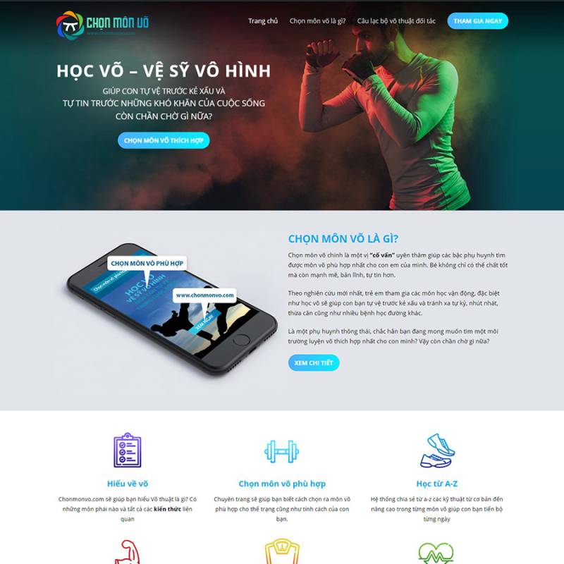  Theme wordpress võ thuật 01