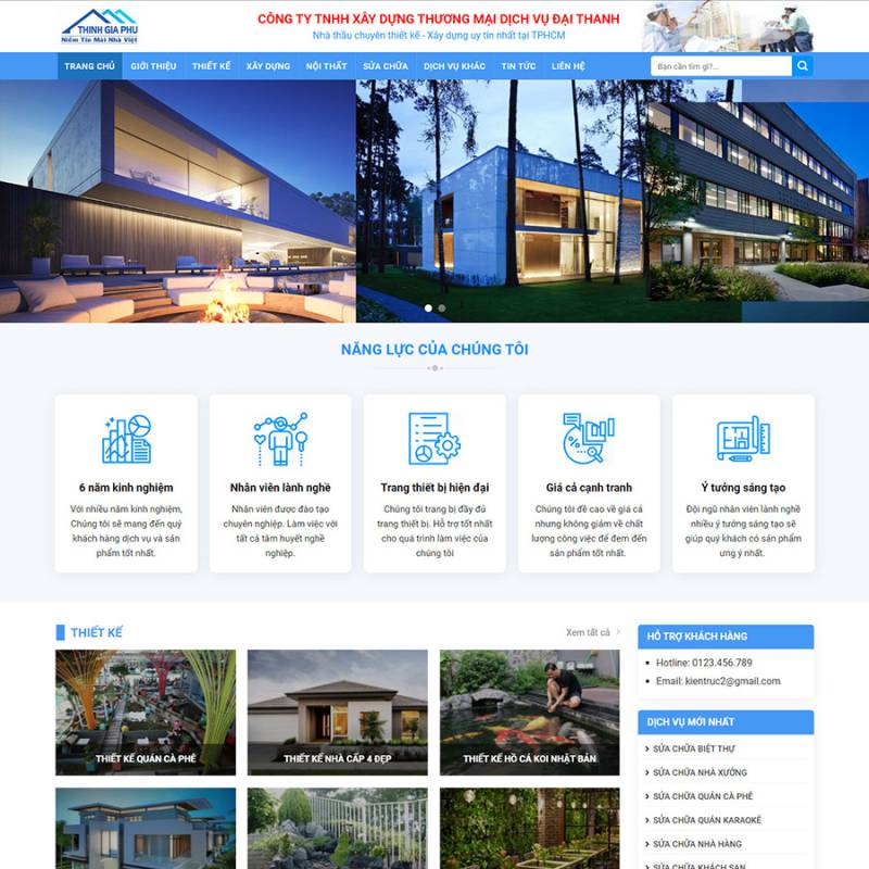  Theme wordpress kiến trúc 02