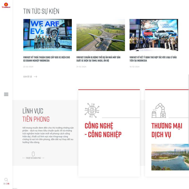  Theme wordpress Tập đoàn Vingroup