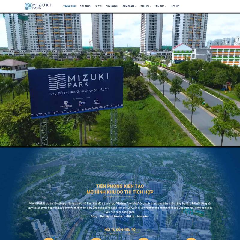  Theme wordpress bất động sản Mizuki Park