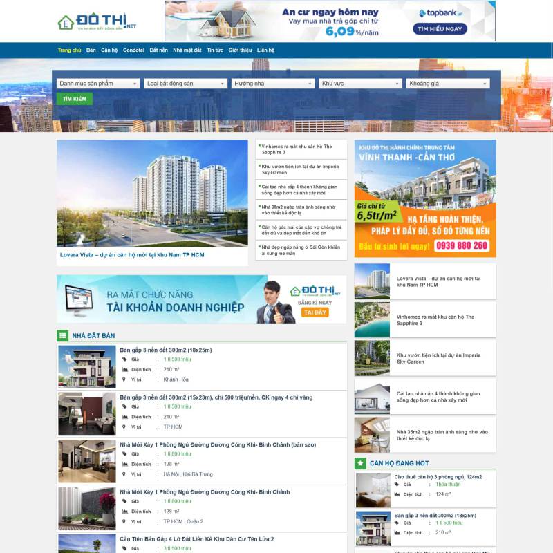  Theme wordpress đăng tin bất động sản, môi giới bđs, môi giới nhà đất
