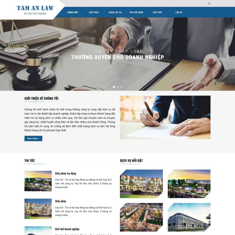  Theme wordpress công ty luật, văn phòng tư vấn luật