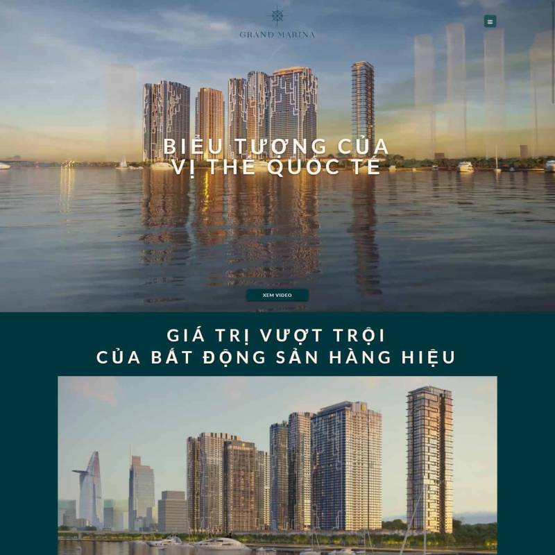  Theme wordpress bất động sản Grand Marina Saigon