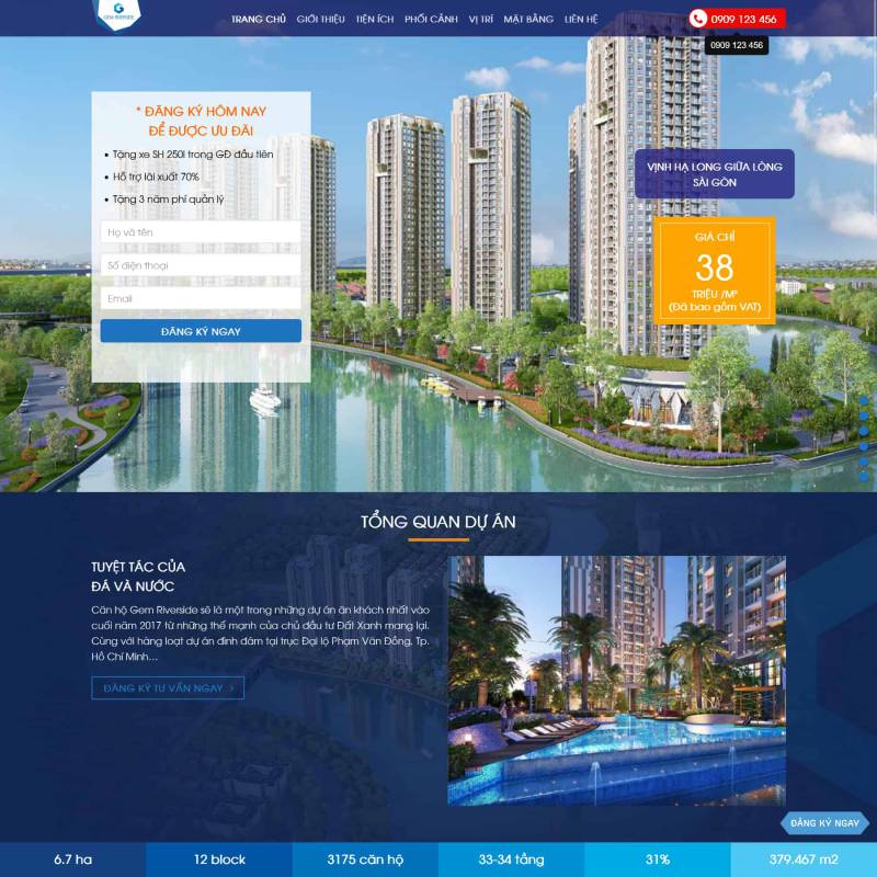  Theme wordpress dự án Gem Riverside Quận 2