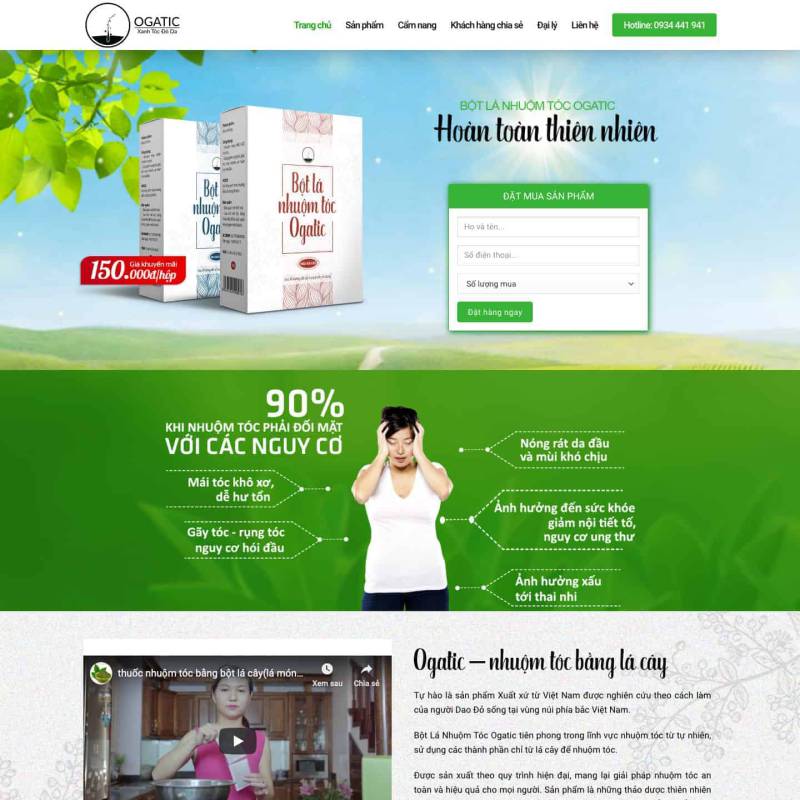  Mẫu theme wp bán thực phẩm chức năng – WEB142