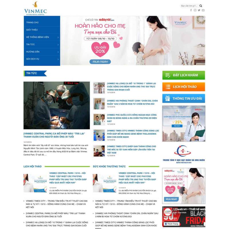  Mẫu theme wp phòng khám – WEB144