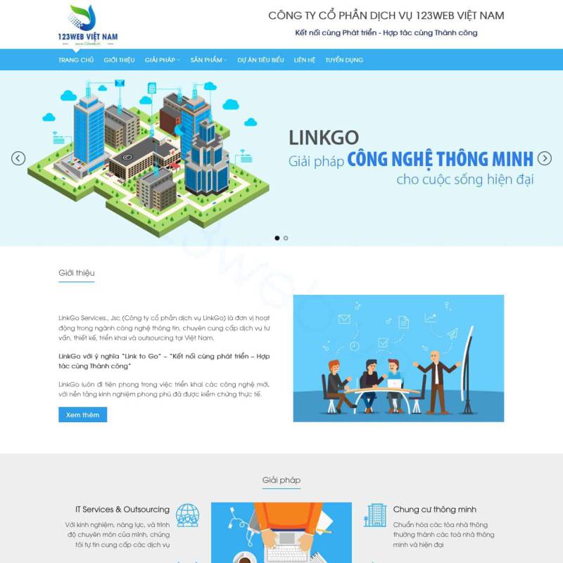  Theme wordpress giới thiệu công ty đẹp – WEB006