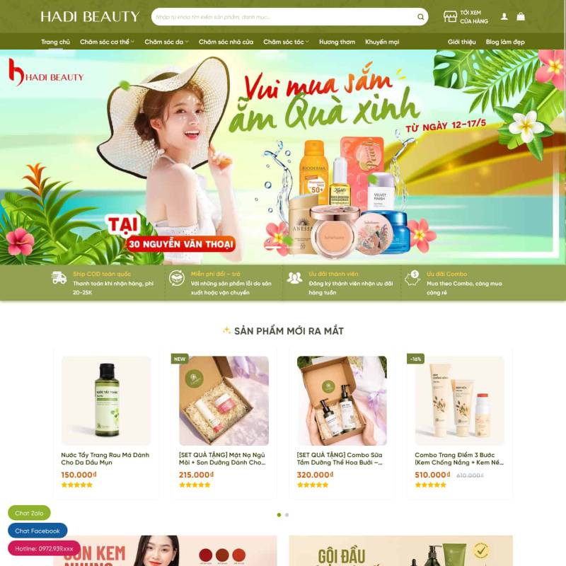  Theme WordPress mỹ phẩm 20