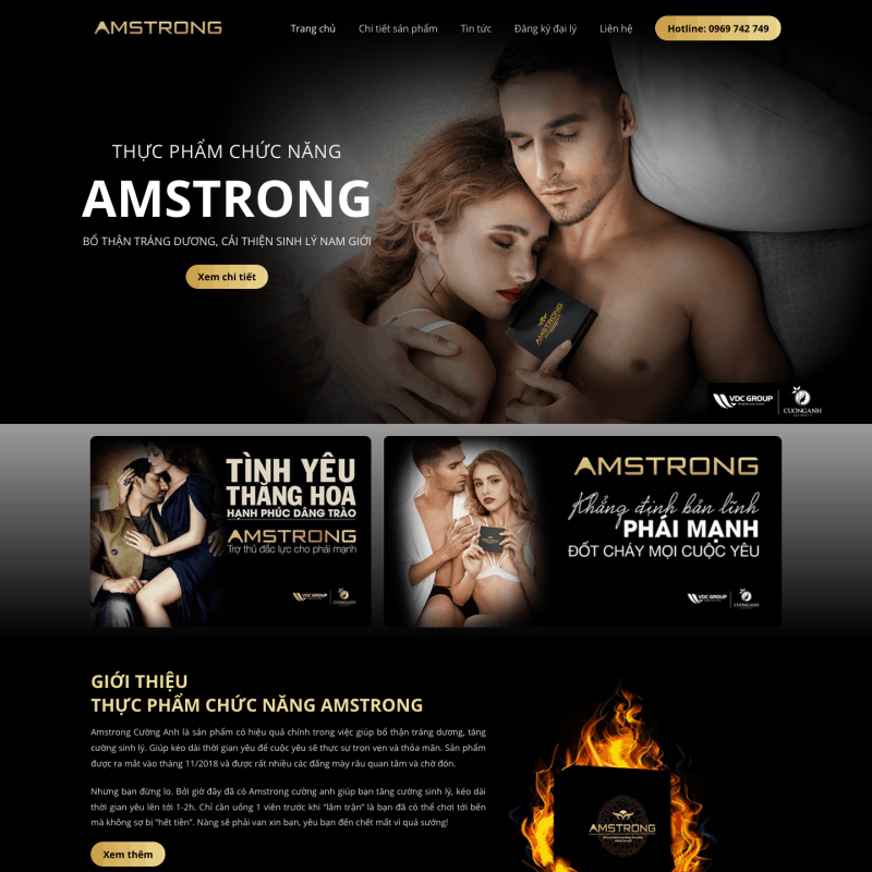  Theme wp bán thực phẩm chức năng nam giới – WEB074