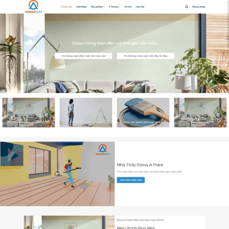  Theme wordpress bán sơn chuyên nghiệp