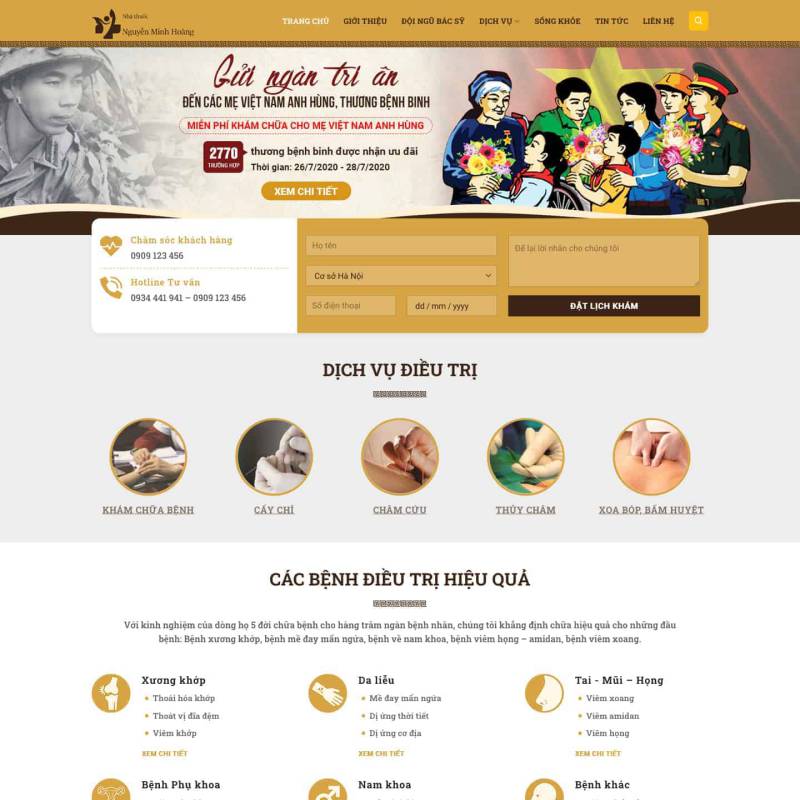  Theme wordpress nhà thuốc bệnh viện y học cổ truyền